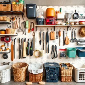 Pegboard Storage Wall