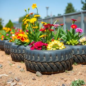 Tire Garden Bed