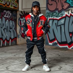 Varsity Jacket With Joggers