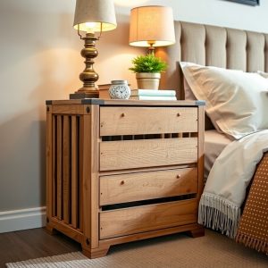 Wooden Crate Nightstand