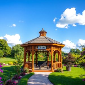 Wooden Pavilion Gazebo