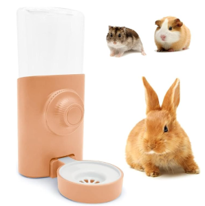 Rabbit Water Bottle, Hanging Water Dispenser Feeder Cage Crate Hutch Bunny Puppy Cat Chinchilla Ferret Guinea Pigs Squirrel Hedgehog
