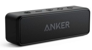 Anker Soundcore 2 Portable Bluetooth Speaker with Stereo Sound, Bluetooth 5, Bassup, IPX7 Waterproof, 24-Hour Playtime, Wireless Stereo Pairing, Speaker for Home, Outdoors, Travel