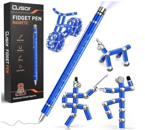 Gifts for Men Fidget Pen, Stocking Stuffers for Teen Boys, White Elephant Gifts for Adults, Anniversary Birthday Gift for Men Him Husband Teenage Boy Brother, Mens Gift for Christmas Multifunction Pen