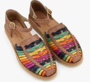 Macarena Collection Womens Shoes Leather Sandals Ankle for Women | Huarache Handmade Mexican Sandals Women | Comfortable & Stylish Womens Sandals 3050 Ankle Strap
