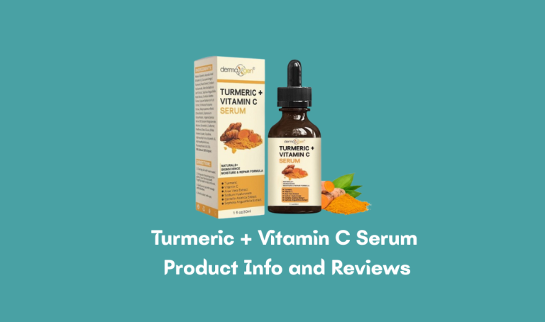 Turmeric + Vitamin C Serum Product Info and Reviews